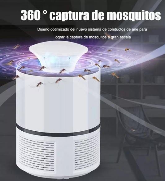 Lampara Atrapa Mosquito Luz Led
